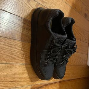 Raw black sneakers (great condition)